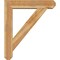 Ekena Millwork Traditional Craftsman Rough Sawn Bracket w/ Offset Brace, Western Red Cedar, 8"W x 38"D x 44"H BKT0806X38X44TRA04RWR - alternate 4